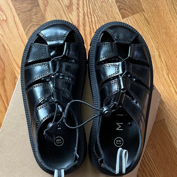 E8 By Miista Eunice Black Sandals EU 37 or 6.5 US NIB - Picture 16 of 16